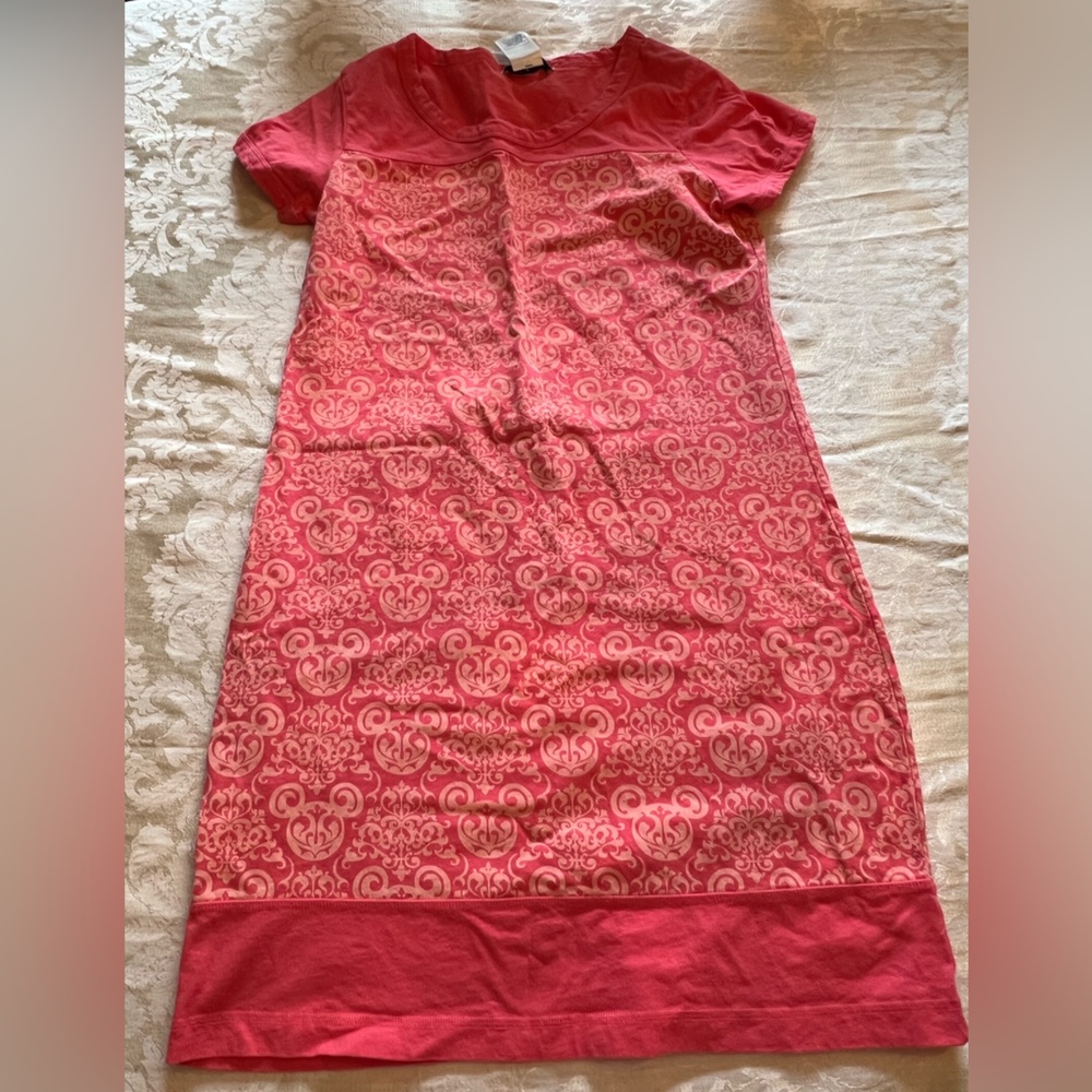 Disney cotton Mickey Mouse dress Salmon colored RARE